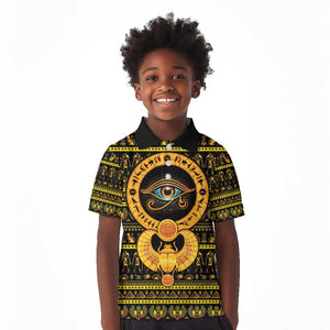 Egyptian God of The Sun Eye of Ra Kid Polo Shirt