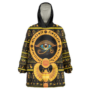 Egyptian God of The Sun Eye of Ra Kid Wearable Blanket Hoodie