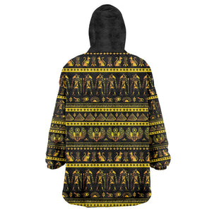 Egyptian God of The Sun Eye of Ra Kid Wearable Blanket Hoodie