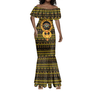 Egyptian God of The Sun Eye of Ra Mermaid Dress