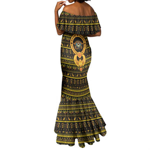 Egyptian God of The Sun Eye of Ra Mermaid Dress