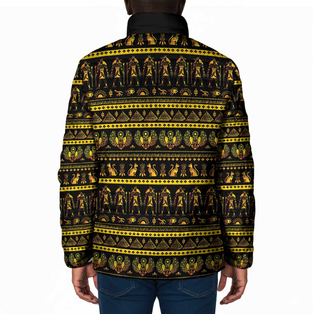 Egyptian God of The Sun Eye of Ra Padded Jacket