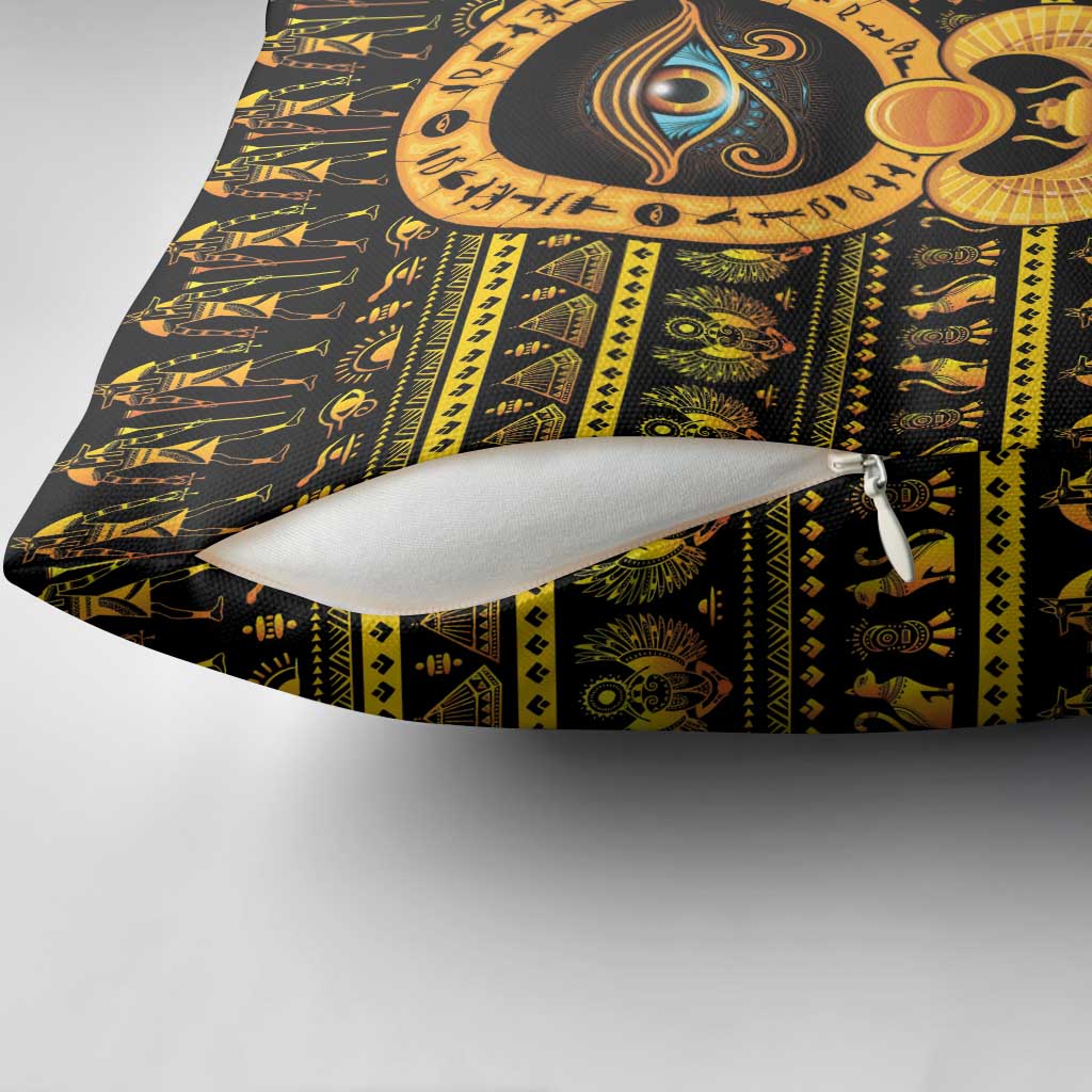 Egyptian God of The Sun Eye of Ra Pillow Cover
