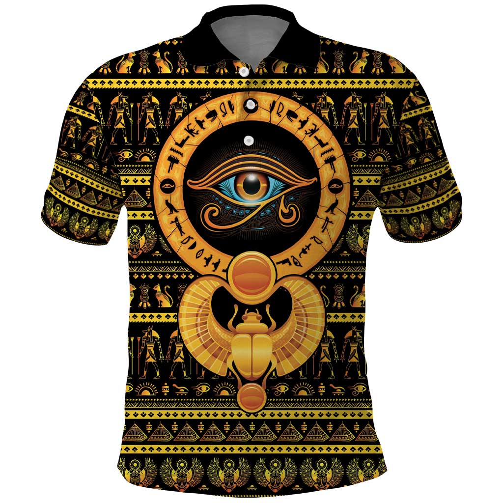 Egyptian God of The Sun Eye of Ra Polo Shirt