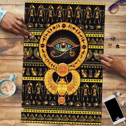 Egyptian God of The Sun Eye of Ra Puzzle