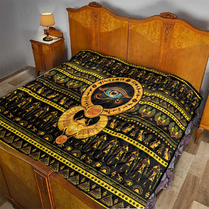 Egyptian God of The Sun Eye of Ra Quilt