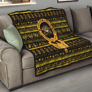 Egyptian God of The Sun Eye of Ra Quilt