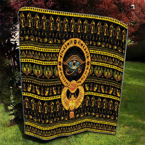 Egyptian God of The Sun Eye of Ra Quilt