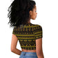 Egyptian God of The Sun Eye of Ra Raglan Cropped T shirt