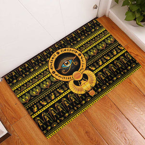 Egyptian God of The Sun Eye of Ra Rubber Doormat