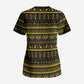 Egyptian God of The Sun Eye of Ra Scrub Top