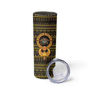 Egyptian God of The Sun Eye of Ra Skinny Tumbler