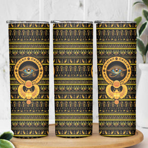 Egyptian God of The Sun Eye of Ra Skinny Tumbler