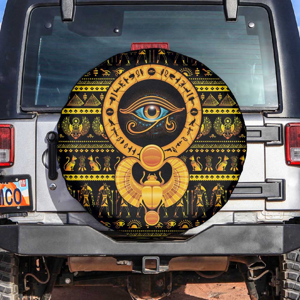 Egyptian God of The Sun Eye of Ra Spare Tire Cover