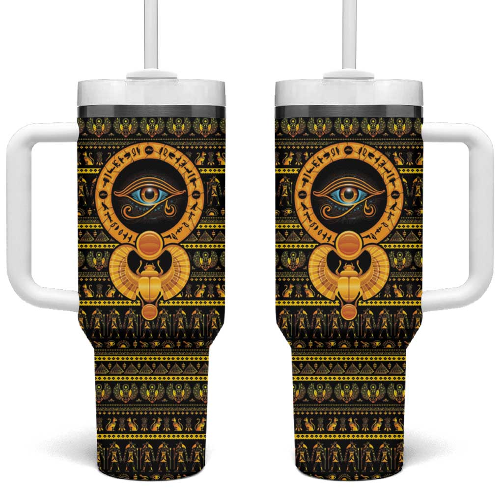 Egyptian God of The Sun Eye of Ra Tumbler With Handle