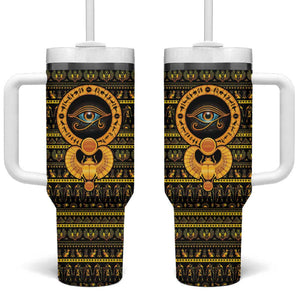 Egyptian God of The Sun Eye of Ra Tumbler With Handle