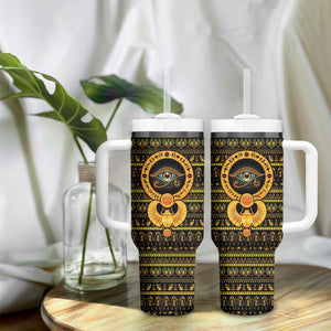 Egyptian God of The Sun Eye of Ra Tumbler With Handle