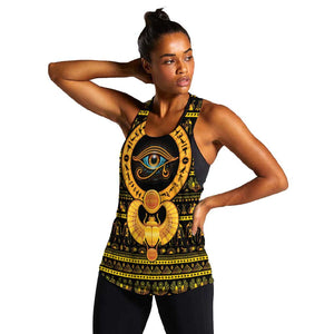 Egyptian God of The Sun Eye of Ra Women Racerback Tank