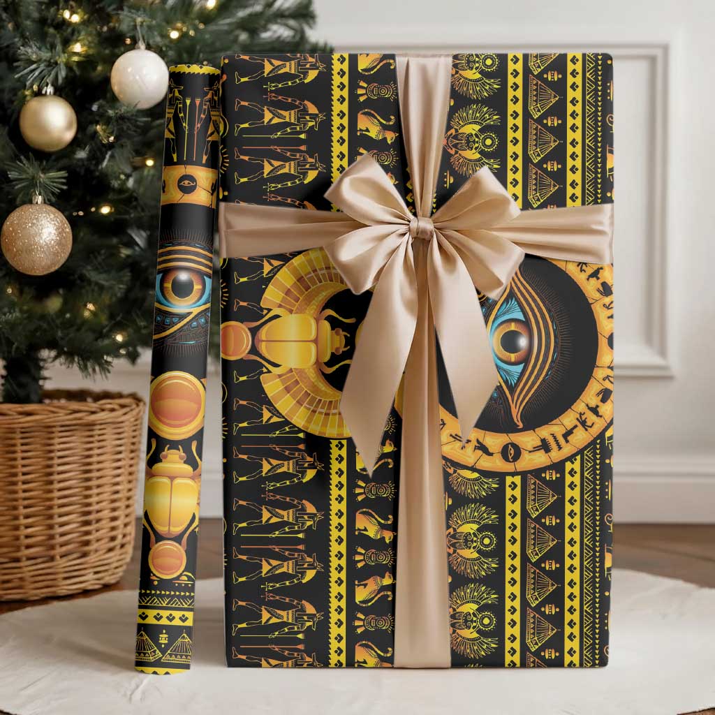 Egyptian God of The Sun Eye of Ra Wrapping Paper - African Pride