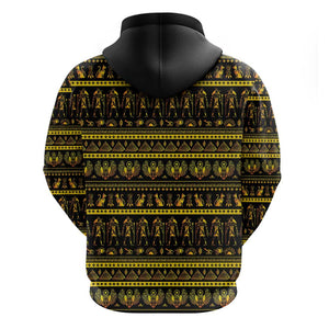 Egyptian God of The Sun Eye of Ra Zip Hoodie