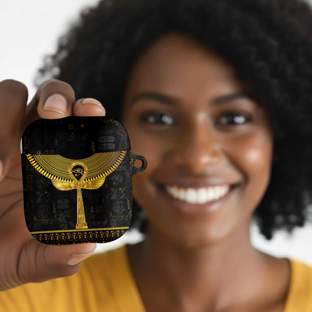 The Ankh Egyptian Hieroglyphs AirPods Case