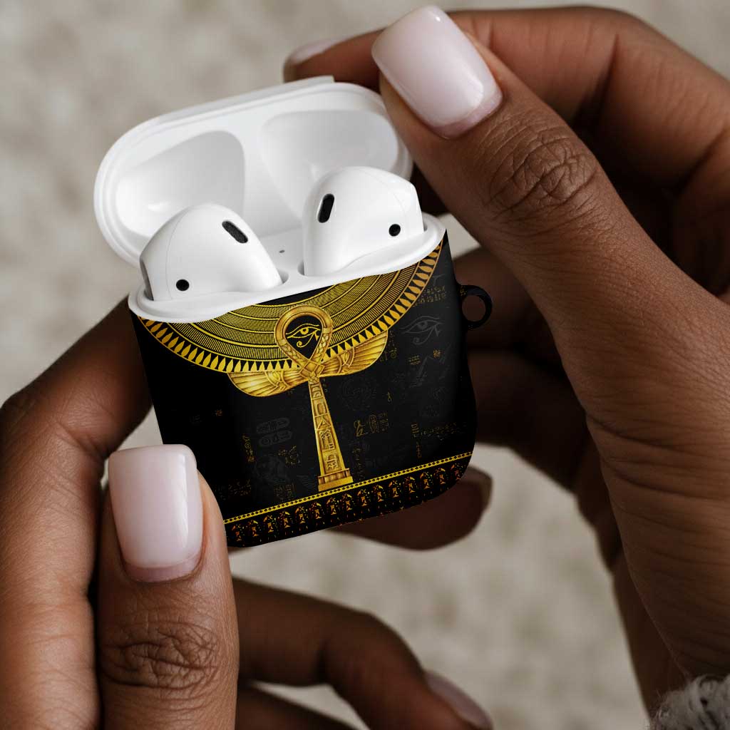 The Ankh Egyptian Hieroglyphs AirPods Case