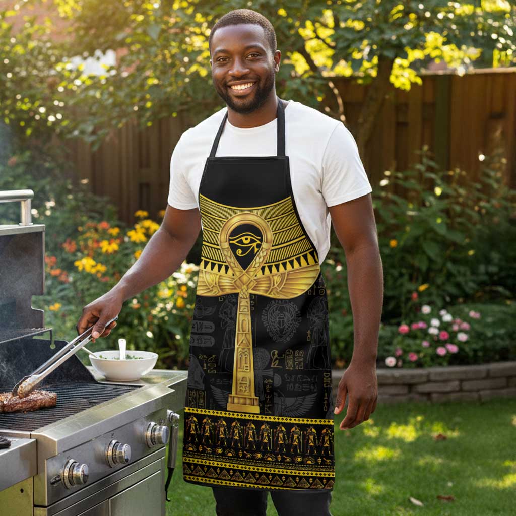 The Ankh Egyptian Hieroglyphs Apron