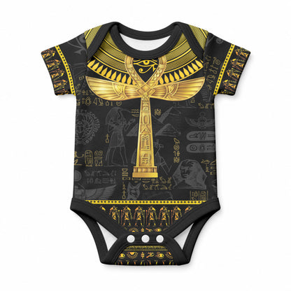 The Ankh Egyptian Hieroglyphs Baby Onesie