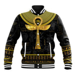 The Ankh Egyptian Hieroglyphs Baseball Jacket