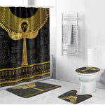 The Ankh Egyptian Hieroglyphs Bathroom Set