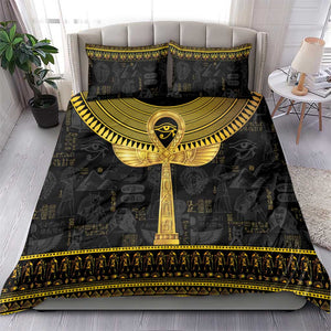 The Ankh Egyptian Hieroglyphs Bedding Set