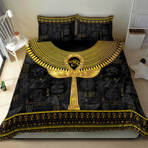 The Ankh Egyptian Hieroglyphs Bedding Set