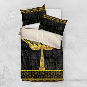 The Ankh Egyptian Hieroglyphs Bedding Set