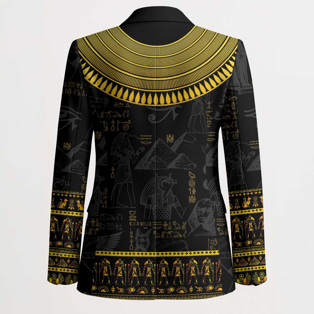 The Ankh Egyptian Hieroglyphs Blazer