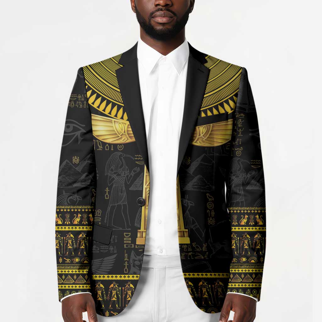 The Ankh Egyptian Hieroglyphs Blazer