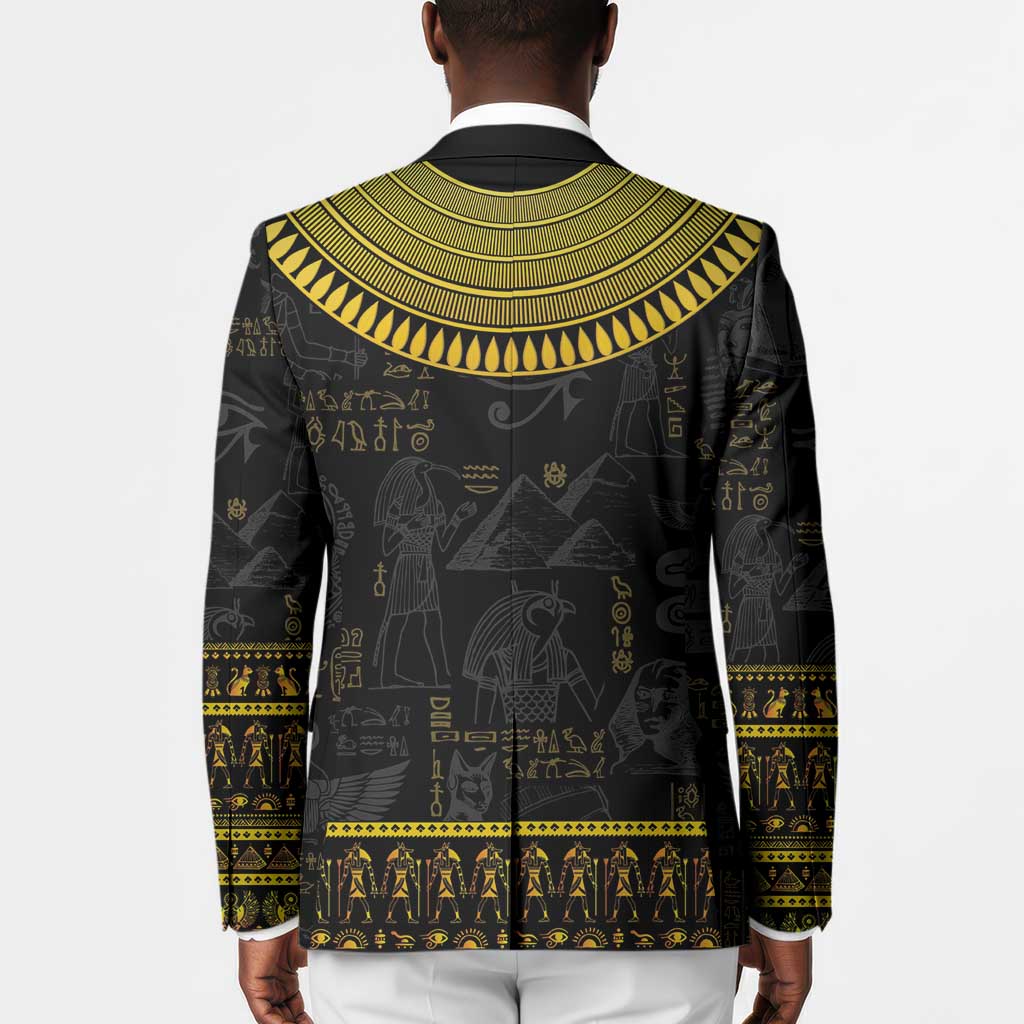 The Ankh Egyptian Hieroglyphs Blazer