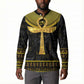 The Ankh Egyptian Hieroglyphs Button Sweatshirt