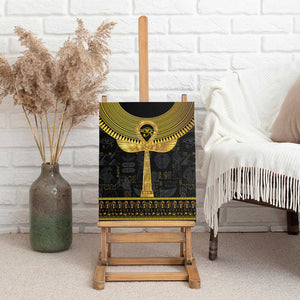 The Ankh Egyptian Hieroglyphs Canvas Wall Art