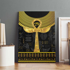 The Ankh Egyptian Hieroglyphs Canvas Wall Art