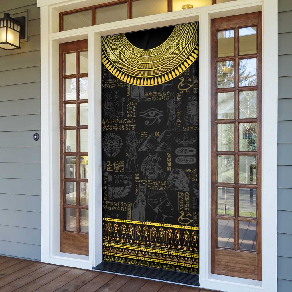 The Ankh Egyptian Hieroglyphs Door Cover