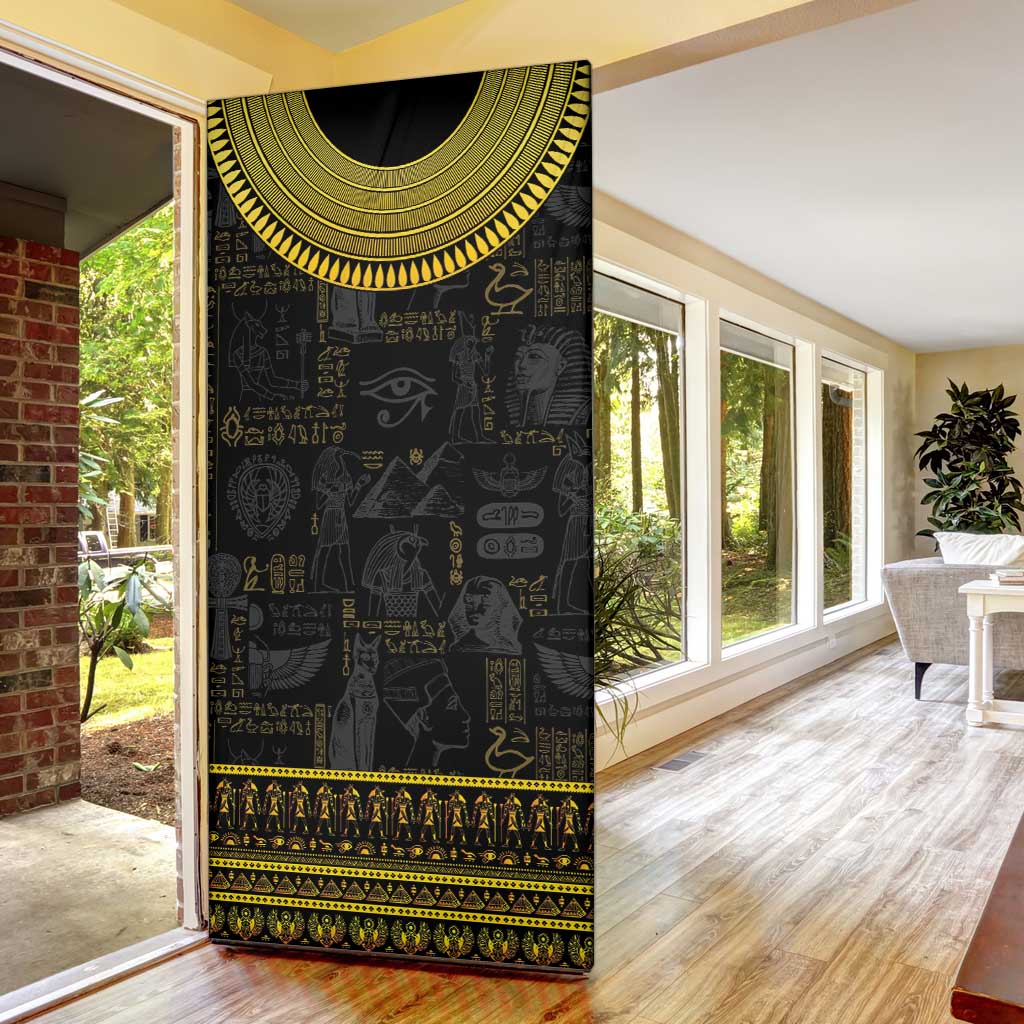 The Ankh Egyptian Hieroglyphs Door Cover