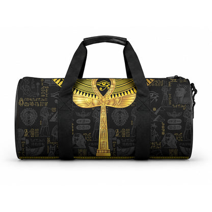 The Ankh Egyptian Hieroglyphs Duffle Bag