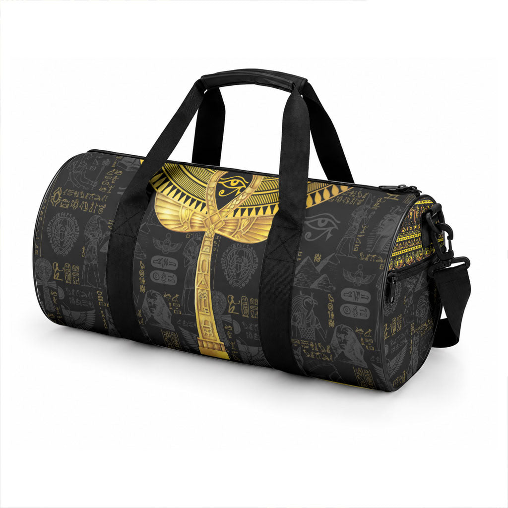 The Ankh Egyptian Hieroglyphs Duffle Bag