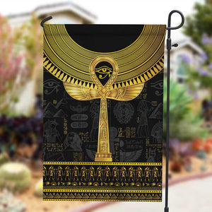 The Ankh Egyptian Hieroglyphs Garden Flag