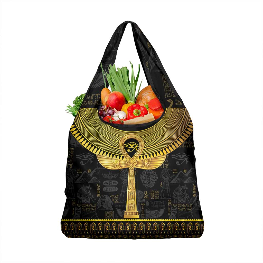 The Ankh Egyptian Hieroglyphs Grocery Bag