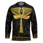 The Ankh Egyptian Hieroglyphs Hockey Jersey
