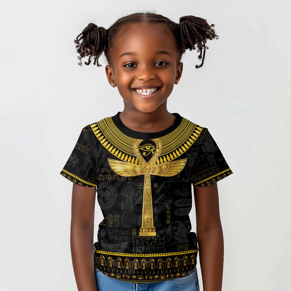 The Ankh Egyptian Hieroglyphs Kid T shirt