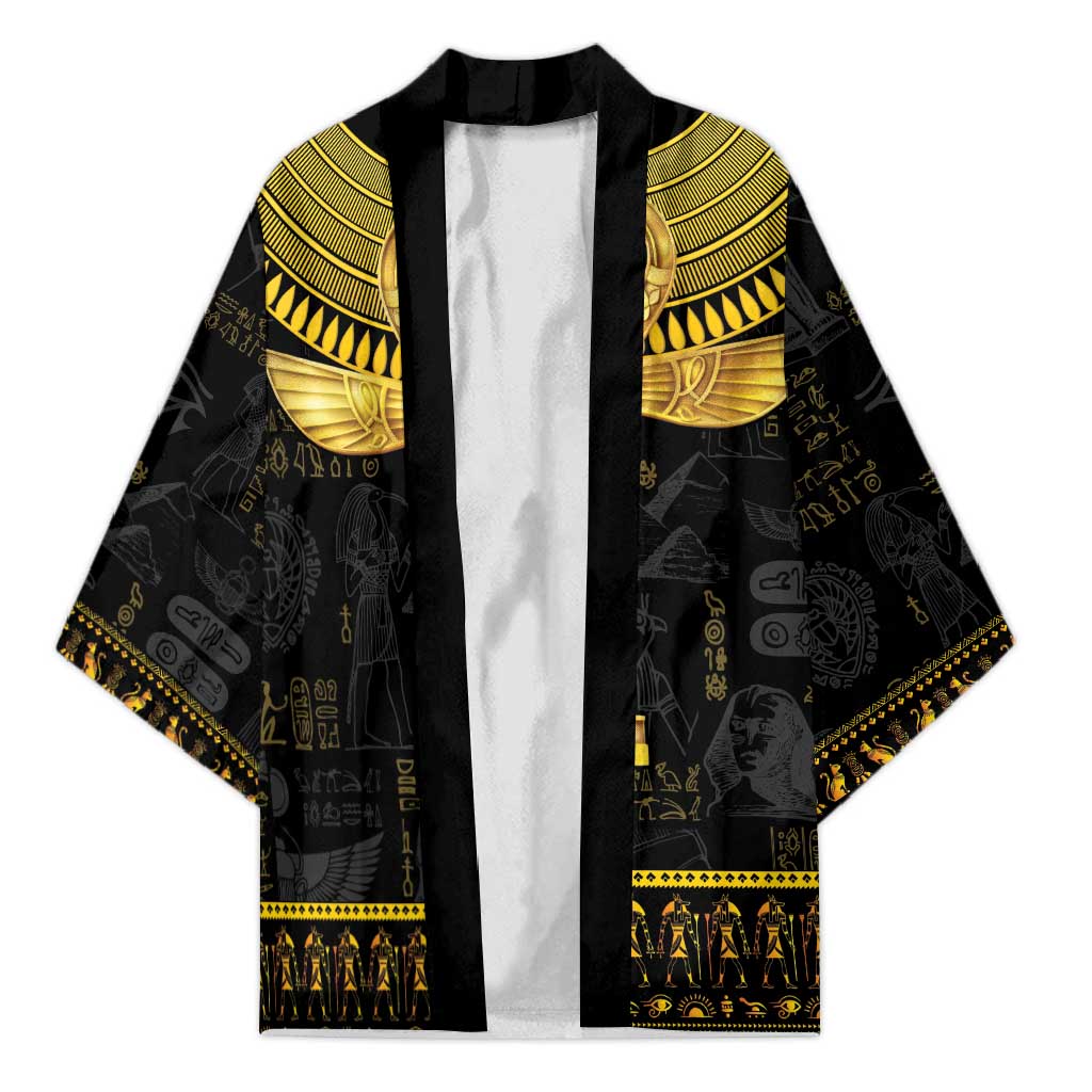 The Ankh Egyptian Hieroglyphs Kimono