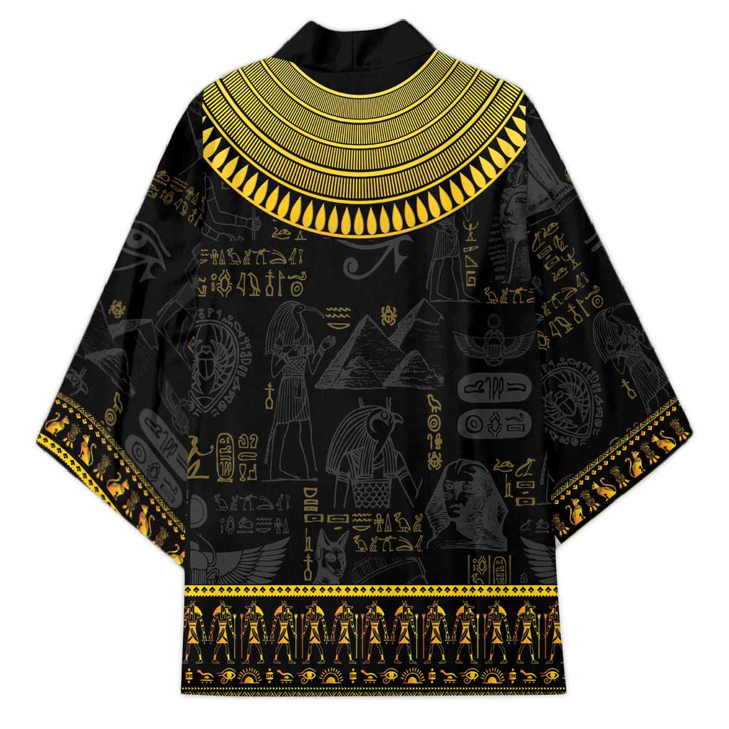 The Ankh Egyptian Hieroglyphs Kimono