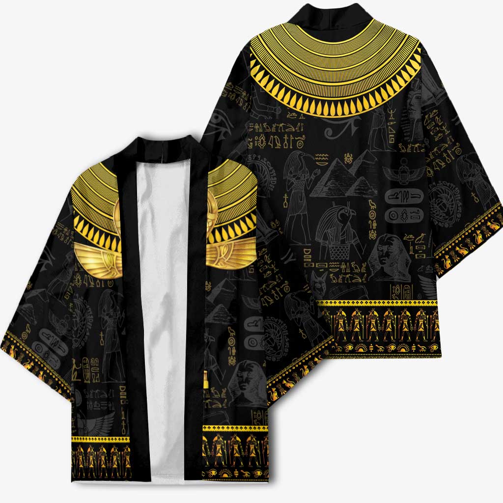 The Ankh Egyptian Hieroglyphs Kimono